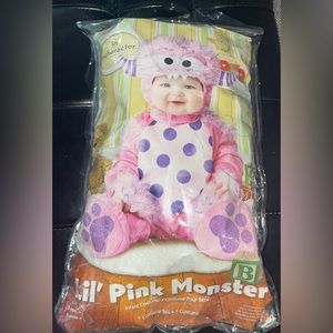 Lil’ Pink Monster Costume Size 0 months +